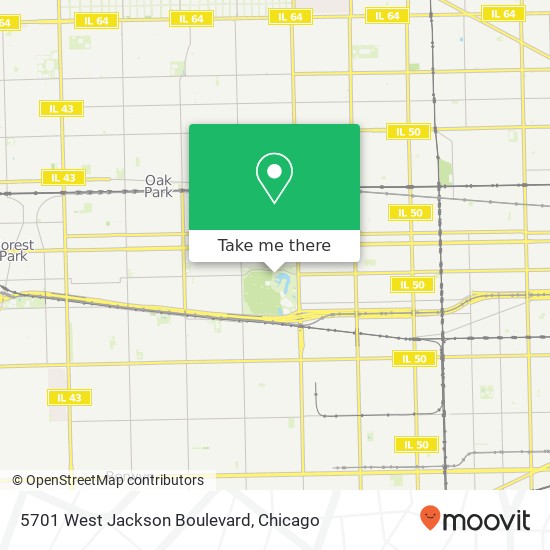 Mapa de 5701 West Jackson Boulevard