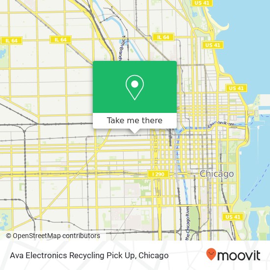 Mapa de Ava Electronics Recycling Pick Up