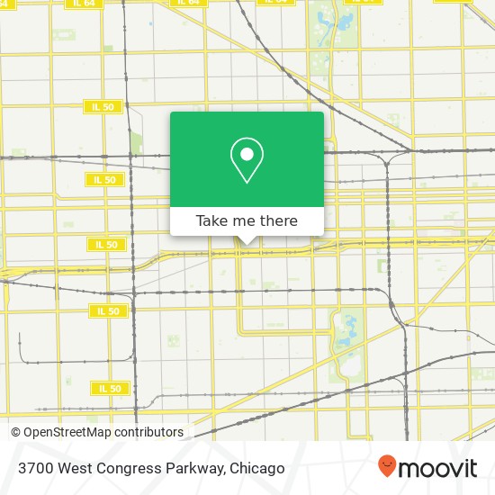 3700 West Congress Parkway map