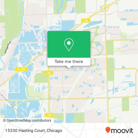 15330 Hasting Court map