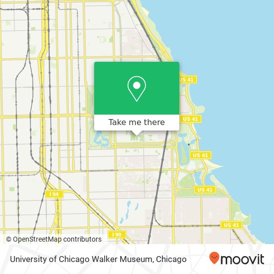 University of Chicago Walker Museum map