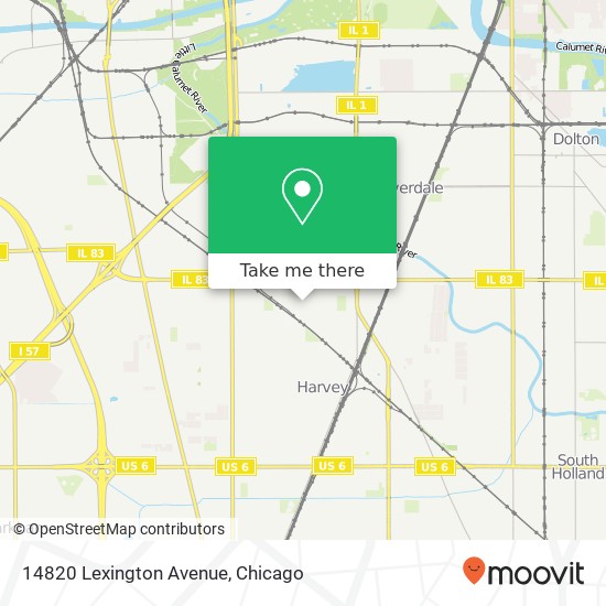 14820 Lexington Avenue map