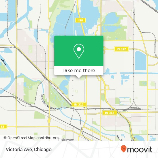 Victoria Ave map