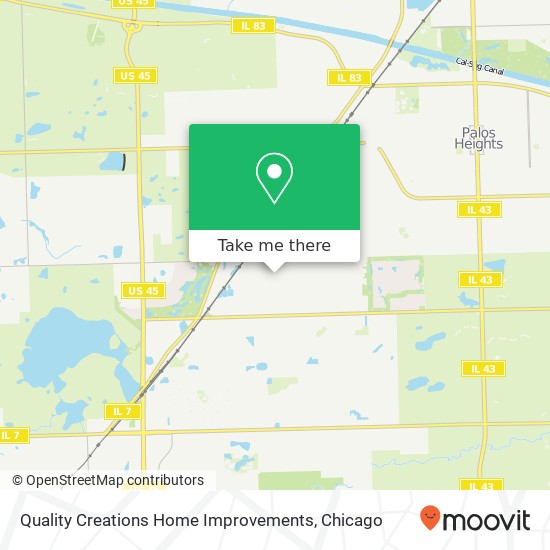 Quality Creations Home Improvements map