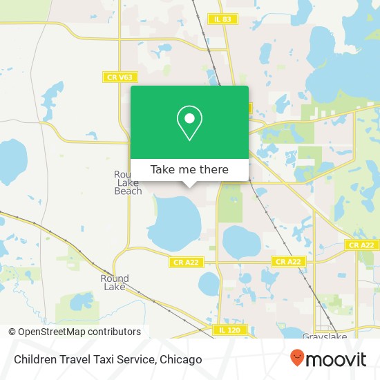 Mapa de Children Travel Taxi Service