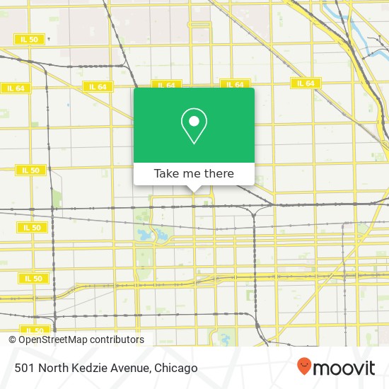 501 North Kedzie Avenue map