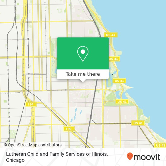 Mapa de Lutheran Child and Family Services of Illinois