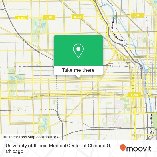 Mapa de University of Illinois Medical Center at Chicago O