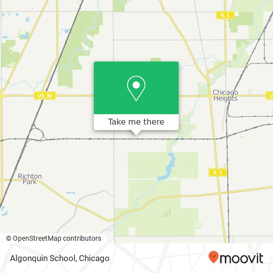 Algonquin School map