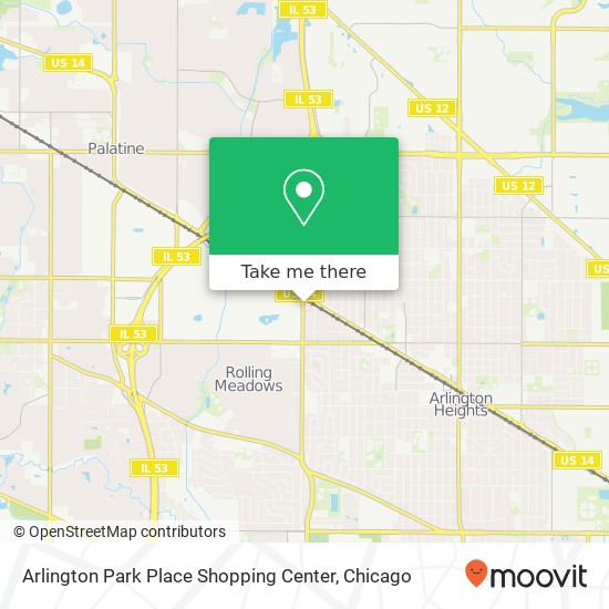 Mapa de Arlington Park Place Shopping Center