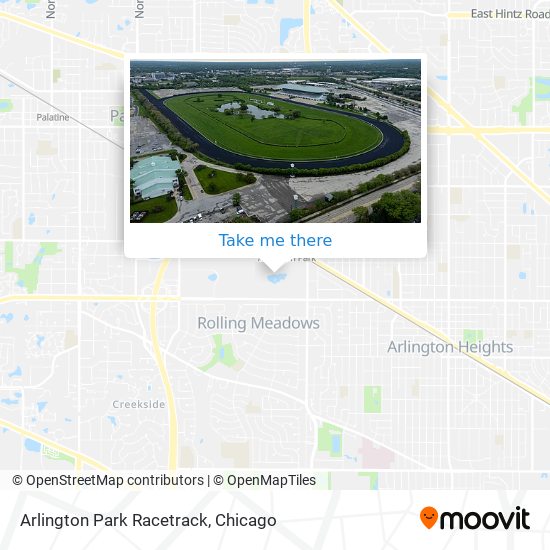 Arlington Park Racetrack map