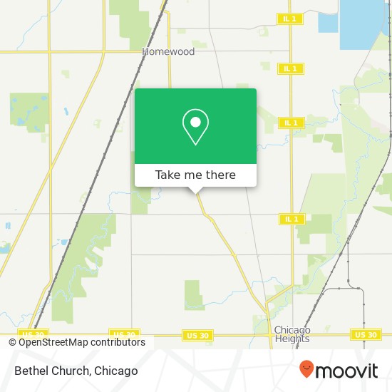 Mapa de Bethel Church