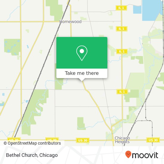 Bethel Church map