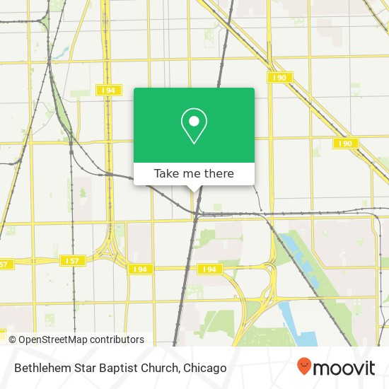 Bethlehem Star Baptist Church map