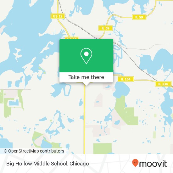 Big Hollow Middle School map