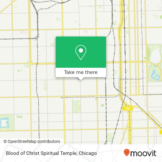 Blood of Christ Spiritual Temple map