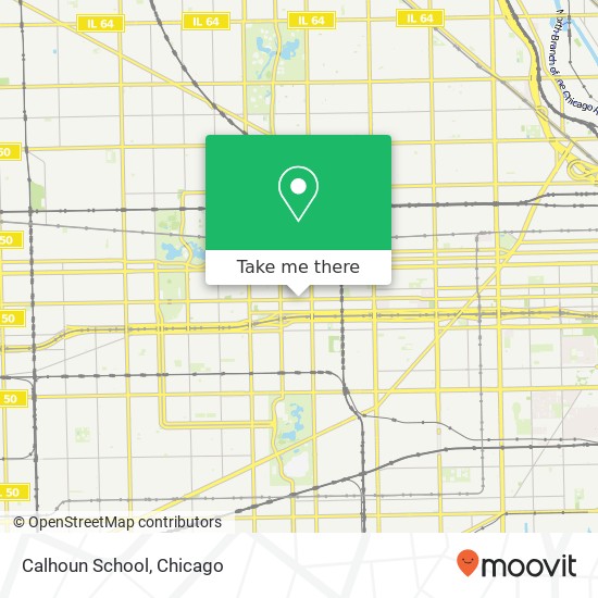 Calhoun School map