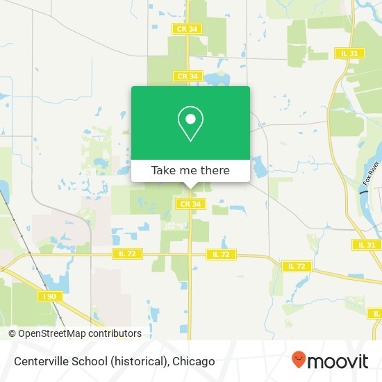 Mapa de Centerville School (historical)