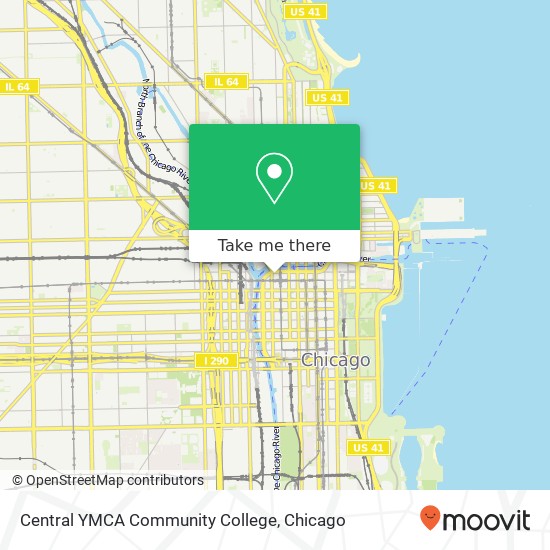 Central YMCA Community College map