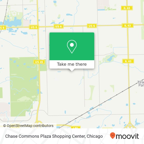 Chase Commons Plaza Shopping Center map