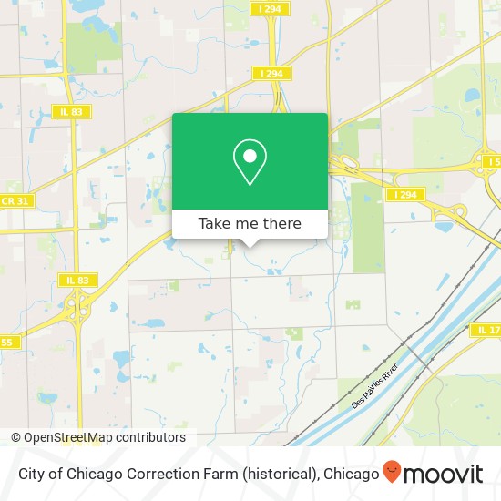 Mapa de City of Chicago Correction Farm (historical)