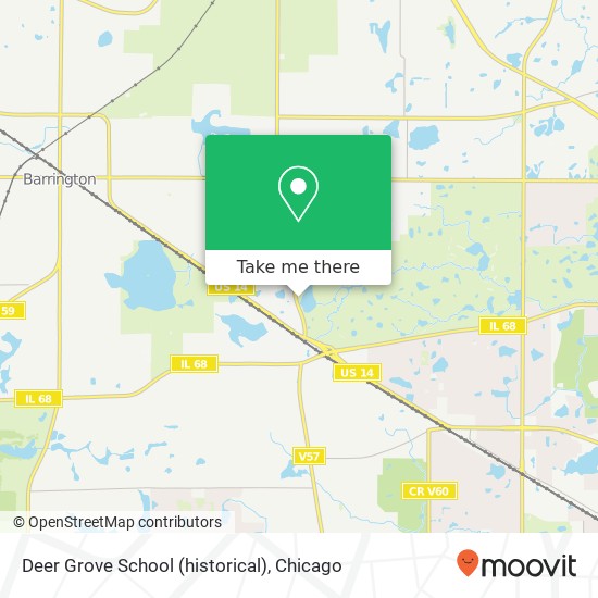 Deer Grove School (historical) map