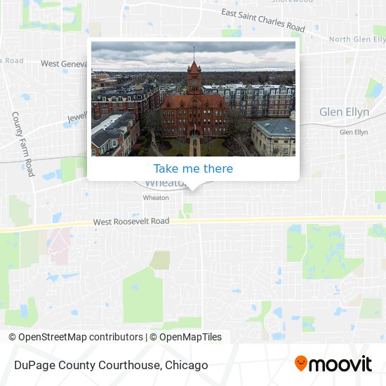 Mapa de DuPage County Courthouse