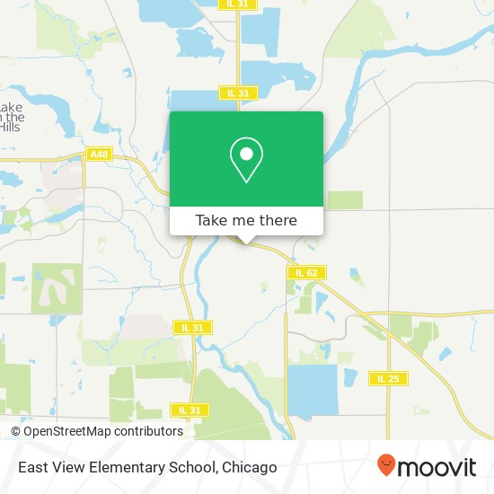 Mapa de East View Elementary School