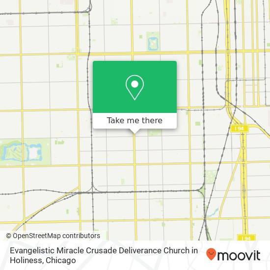 Evangelistic Miracle Crusade Deliverance Church in Holiness map