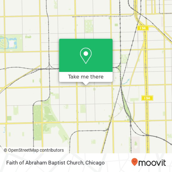 Faith of Abraham Baptist Church map