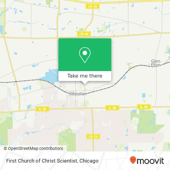 Mapa de First Church of Christ Scientist