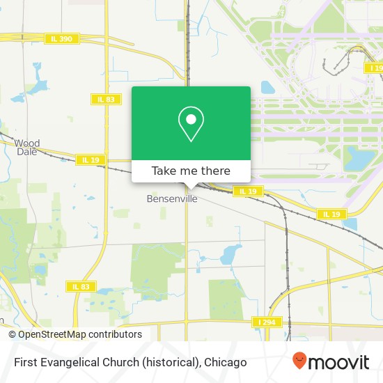First Evangelical Church (historical) map