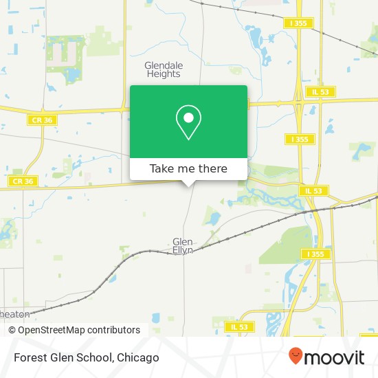 Mapa de Forest Glen School