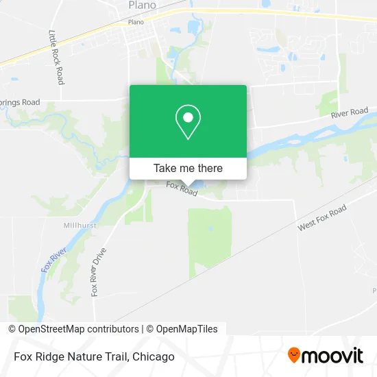 Fox Ridge Nature Trail map