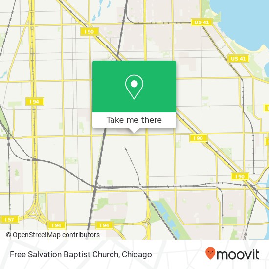 Mapa de Free Salvation Baptist Church