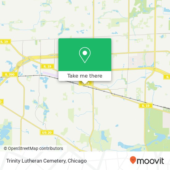 Trinity Lutheran Cemetery map