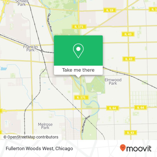 Mapa de Fullerton Woods West