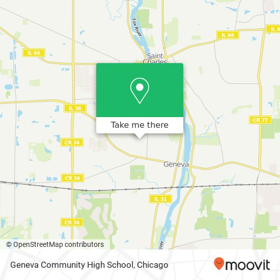 Mapa de Geneva Community High School