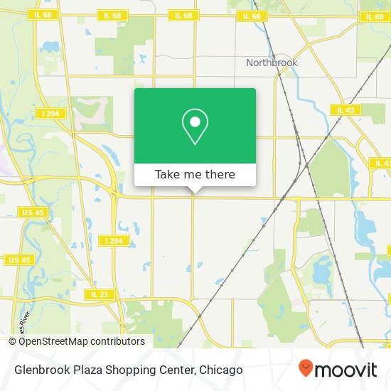 Glenbrook Plaza Shopping Center map