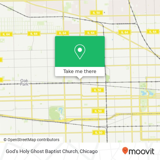 Mapa de God's Holy Ghost Baptist Church