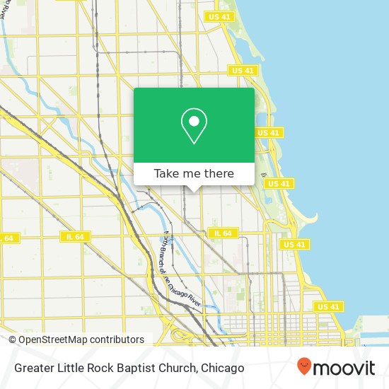 Mapa de Greater Little Rock Baptist Church