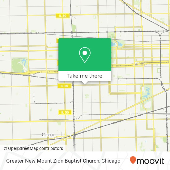 Mapa de Greater New Mount Zion Baptist Church