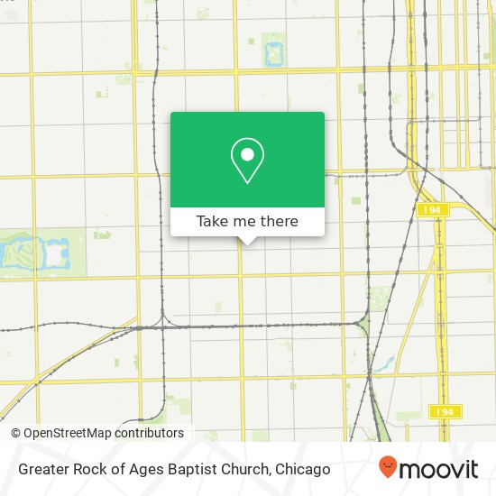 Mapa de Greater Rock of Ages Baptist Church