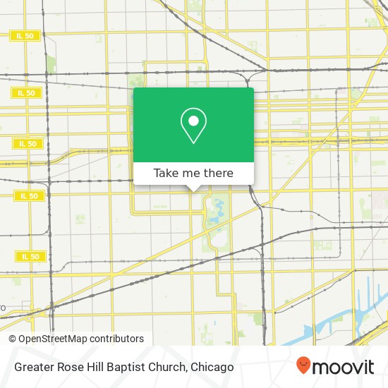 Mapa de Greater Rose Hill Baptist Church