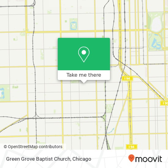 Green Grove Baptist Church map