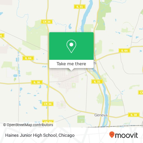 Mapa de Haines Junior High School