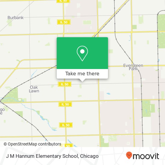 J M Hannum Elementary School map