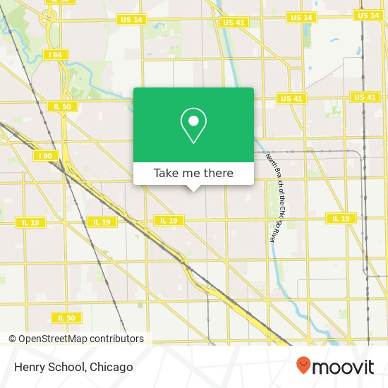 Henry School map