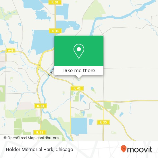 Holder Memorial Park map