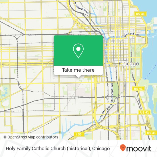 Holy Family Catholic Church (historical) map